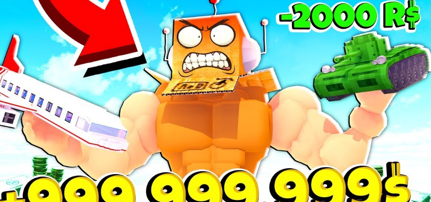 Игра симулятора качка в Roblox - как стать сильнейшим